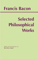 Read Pdf Bacon: Selected Philosophical Works