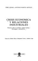 Crisis Econ Mica Y Relaciones Industriales