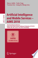 Artificial Intelligence And Mobile Services Aims 2018
