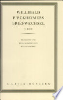 Willibald Pirckheimers Briefwechsel