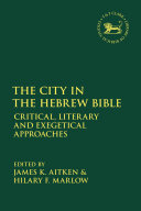 Read Pdf The City in the Hebrew Bible
