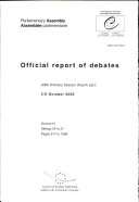 Read Pdf Parliamentary Assembly Official Report of Debates