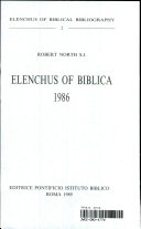 Read Pdf Elenchus of Biblical bibliography