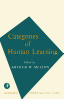 Read Pdf Categories of Human Learning