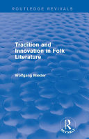 Read Pdf Tradition and Innovation in Folk Literature