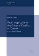 Read Pdf Paul's Approach to the Cultural Conflict in Corinth