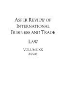 Asper Review of International Business and Trade Law pdf