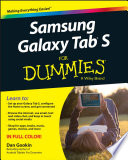 Samsung Galaxy Tab S For Dummies