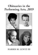 Read Pdf Obituaries in the Performing Arts, 2019