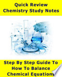 Step By Step Guide How To Balance Chemical Equations Quick Review Notes 