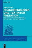 Read Pdf Phänomenologie und Textinterpretation