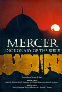 Read Pdf Mercer Dictionary of the Bible