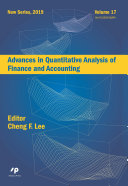Advances in Quantitative Analysis of Finance and Accounting (New Series) Vol. 17
