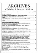 Archives Of Pathology Laboratory Medicine