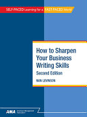 Read Pdf How To Sharpen Your Business Writing Skills