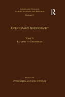 Read Pdf Volume 19, Tome V: Kierkegaard Bibliography