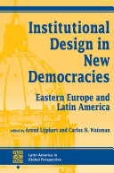 Read Pdf Institutional Design In New Democracies