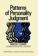 Read Pdf Patterns of Personality Judgment