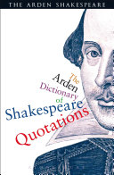 Read Pdf The Arden Dictionary Of Shakespeare Quotations