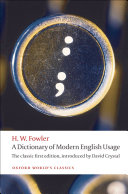 Read Pdf A Dictionary of Modern English Usage