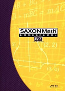 Saxon Math 8 7