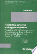 Functional Analysis and Approximation