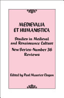 Read Pdf Medievalia et Humanistica, No. 36