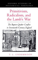 Read Pdf Primitivism, Radicalism, and the Lamb's War