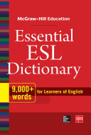 Mcgraw Hill Education Essential Esl Dictionary