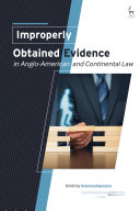 Read Pdf Improperly Obtained Evidence in Anglo-American and Continental Law