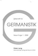 Zeitschrift für Germanistik