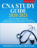 Cna Study Guide 2020 2021