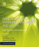 Read Pdf Nanotechnology Environmental Health and Safety