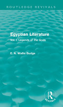 Read Pdf Egyptian Literature (Routledge Revivals)