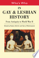 Who S Who In Gay And Lesbian History Vol 1