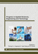 Read Pdf Progress in Applied Sciences, Engineering and Technology