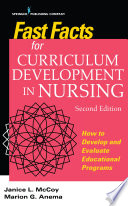 Fast Facts For Curriculum Development In Nursing Second Edition