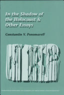 Read Pdf In the Shadow of the Holocaust & Other Essays