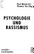 Psychologie und Rassismus
