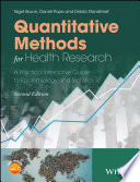 Quantitative Methods For Health Research