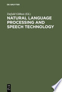 Natural Language Processing and Speech Technology