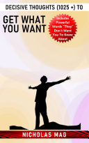 Read Pdf Decisive Thoughts (1025 +) to Get What You Want