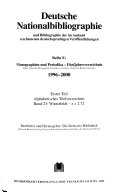 Deutsche Nationalbibliographie und Bibliographie der im Ausland erschienenen deutschsprachigen Veröffentlichungen