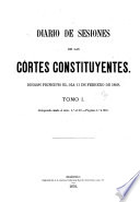 Diario De Sesiones De Las C Rtes Constituyentes