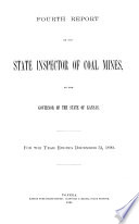 Report Of The State Inspector Of Coal Mines To The Governor Of The State Of Kansas For The Year Ending December 31 