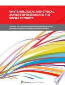 Epistemological And Ethical Aspects Of Research In The Social Sciences