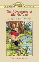 Read Pdf The Adventures of Old Mr. Toad