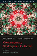 Read Pdf The Arden Research Handbook of Contemporary Shakespeare Criticism
