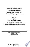 Standard Specifications For Construction Of Roads And Bridges On Federal Highway Projects