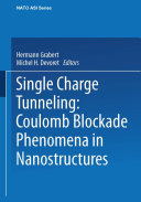 Read Pdf Single Charge Tunneling